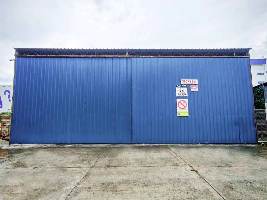 scheduled waste storage
