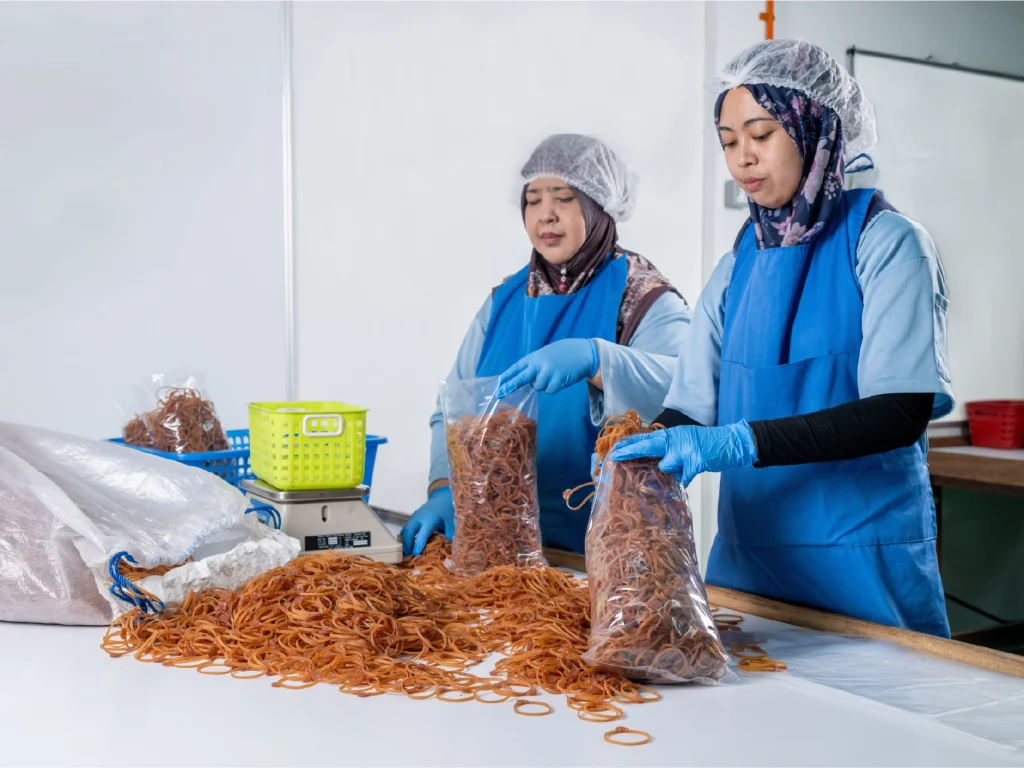 cec rubber band packing